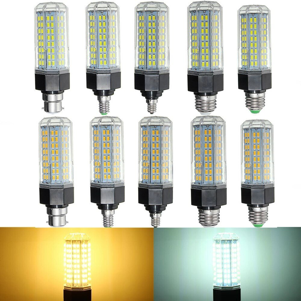 E27 E14 B22 E26 E12 10W SMD5730 Регулируемая яркость LED Corn Light Лампа Лампа AC110-265V - заказать