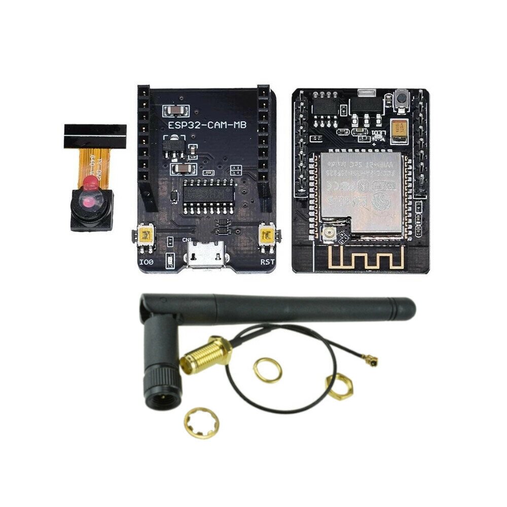 ESP32-cAM-MB-wifi MICRO USB ESP32 serial to wifi ESP32 CAM development board CH340G 5V bluetooth+OV2640 camera+2.4G ante - Узбекистан