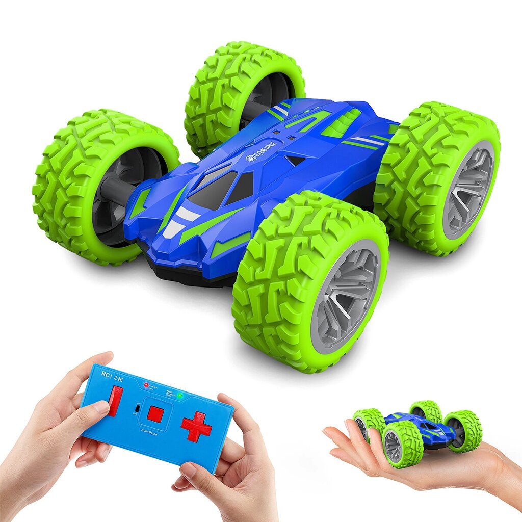 Каждый EC07 RC Car 2.4G 4CH Stunt Drift Deformation Remote Control Rock Crawler Roll Flip Kids Robot Auto Toy - розница