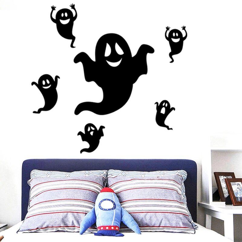 Miico FX3012 Halloween Sticker Творческий мультфильм Стикер Съемный стикер стены - Призрак - гарантия