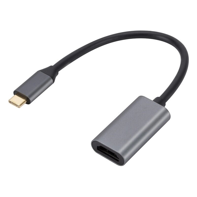 Mnn. Wuu USB3.1 Type-C Кабель-адаптер HDMI Алюминиевый корпус Преобразование HD-видео с экранным кабелем для ноутбука, моб - заказать