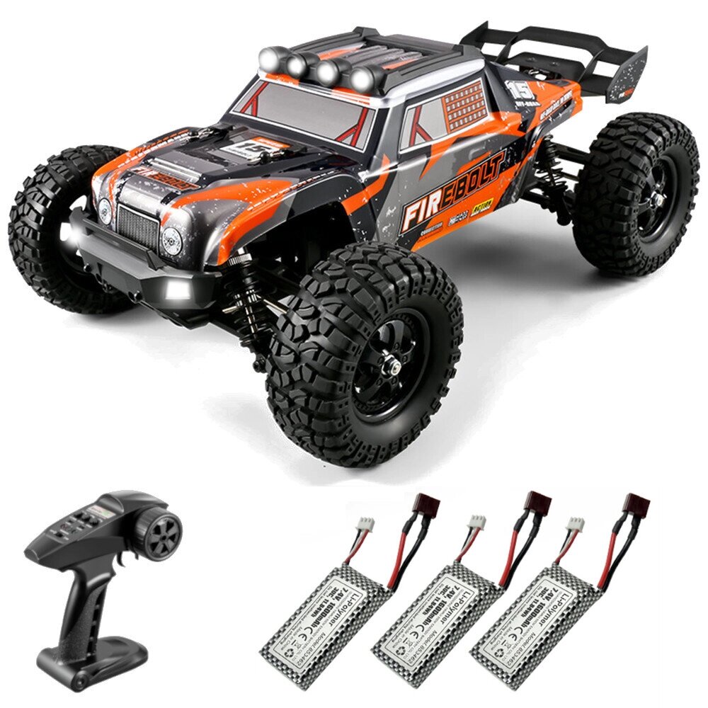 HBX Haiboxing 901A Several Батарея RTR 1/12 2.4G 4WD 50km/h Brushless RC Cars Fast Off-Road LED Light Truck Models Toys - Bangg