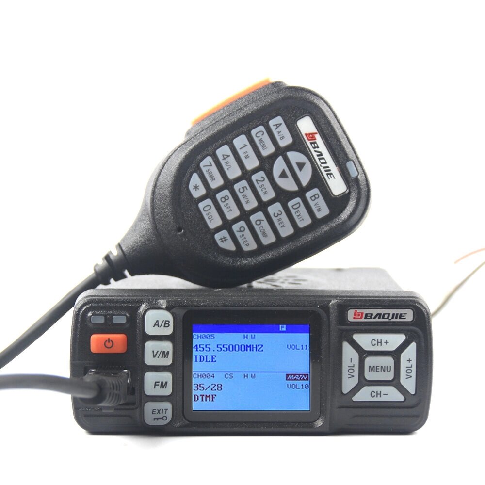 Baojie BJ-318 Dual Стандарты Авто Мобильный Радио VHF 136-174Mhz UHF 400-490MHz 256CH 25W двусторонний Радио FM-трансиве - отзывы