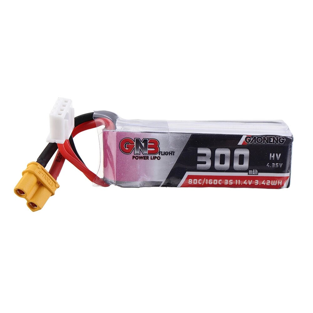 Gaoneng GNB 11,4 в 300 мач 80C 3S XT30 разъем lipo батарея для URUAV UR85 / UR85HD mobula7 HD sailfly-X RC дрон - интернет магазин