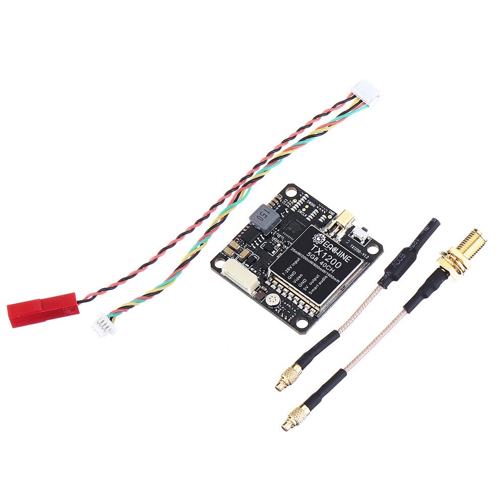 Eachine TX1200 25/200/600/1000 мВт 5.8 ГГц 40CH FPV Передатчик LED Дисплей Поддержка Smart Audio OSD Pitmode MIC - особенности