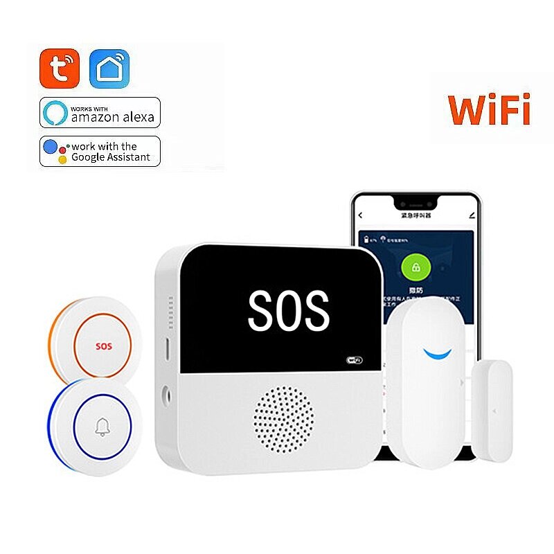 Tuya WiFi Smart Home Аварийная система Security Набор Дистанционный APP Monitoring Противоугонная сигнализация Звук двер - выбрать