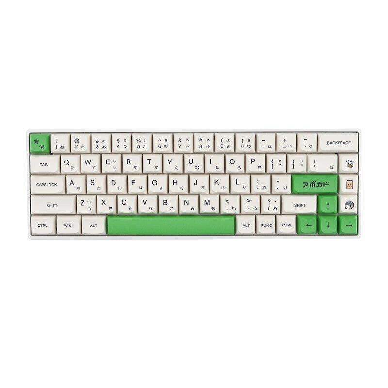 135 ключей Avocado PBT Keycap Set XDA Profile Sublimation Japanese Custom Keycaps для клавиатур Механический - скидка