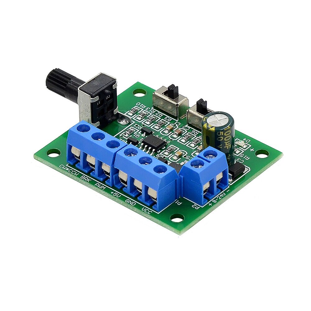 DC 8-24V Бесколлекторный DC Мотор Регулятор скорости с приводом PWM Плата управления скоростью - Bangg