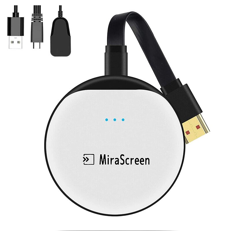 Mira. Screen G23 2.4G/5G WiFi Дисплей Адаптер для беспроводного дублирования экрана Поддержка 4K UHD TV Палка с Miracast D - фото