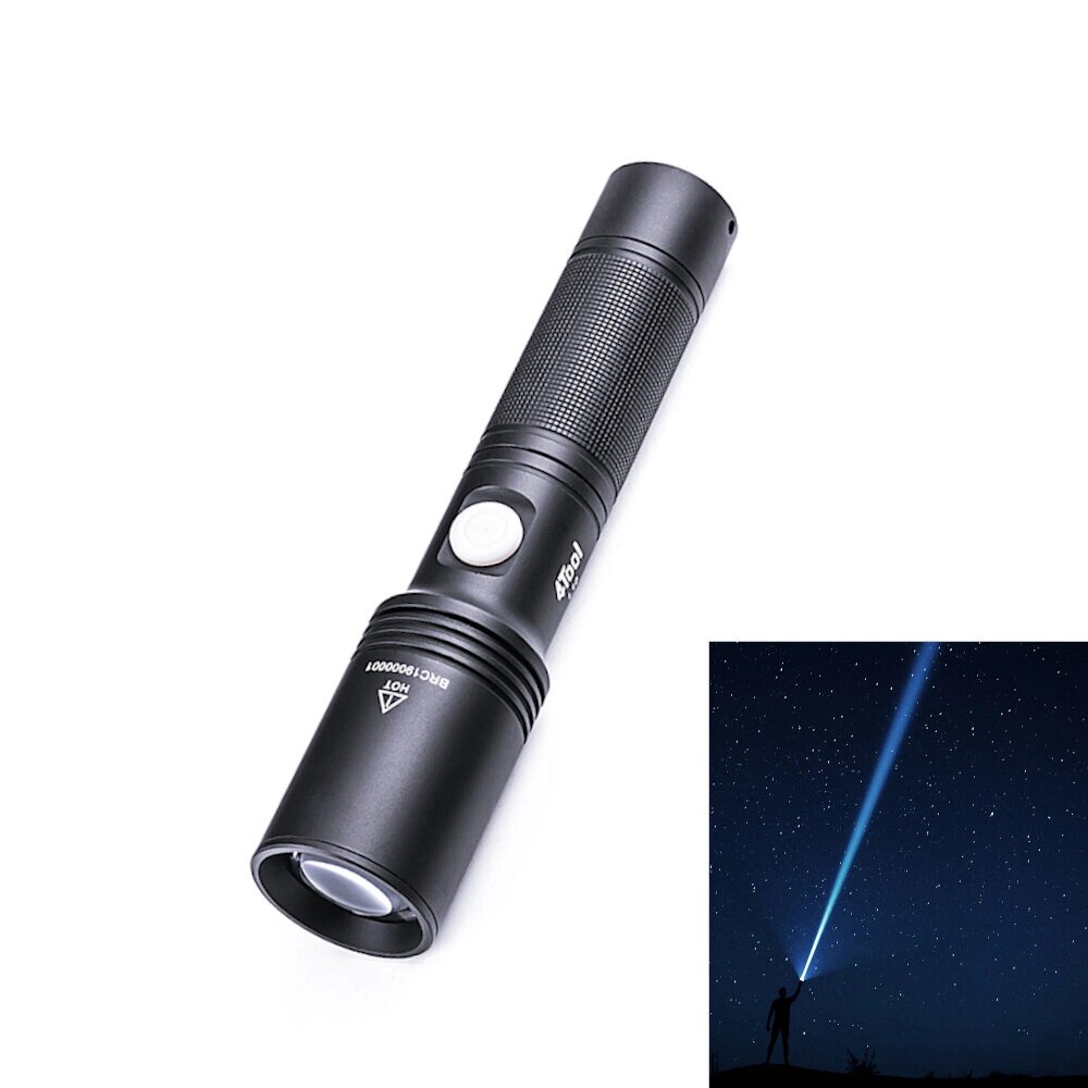 Nextool 4Tool L10 1200m Long-shot White LEP Flashlight 400LM Strong Spotlight with 18650 Батарея Type-C Rechargeable Pow - интернет магазин