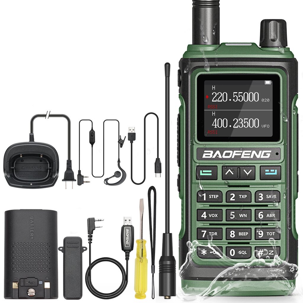 Baofeng UV-17pro L высокой мощности Walkie Talkie 136–520 МГц Три Стандарты Портативный ручной двухсторонний Радио Домоф - наличие