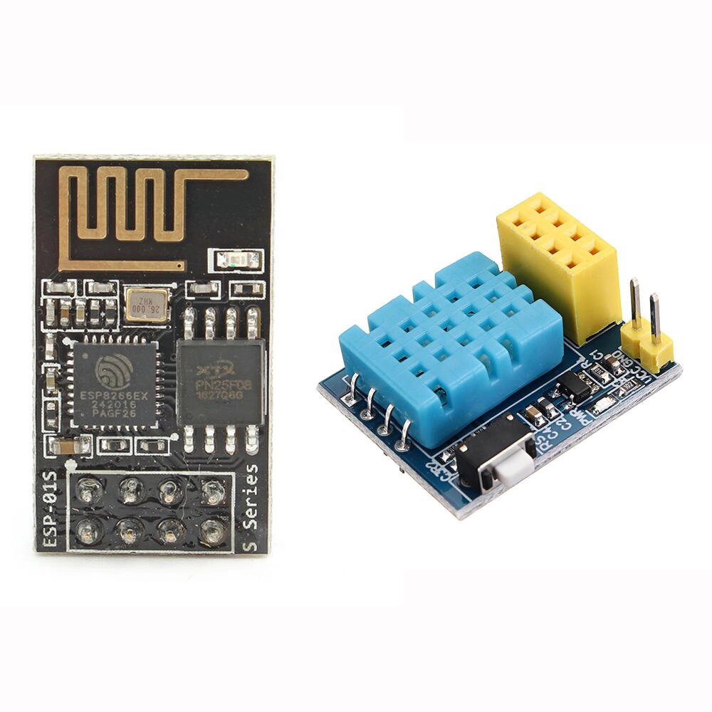 ESP8266 ESP-01 ESP-01S DHT11 Датчик Модуль узла температуры и влажности WiFi + ESP8266 ESP-01S Дистанционный Последовате - Андижан