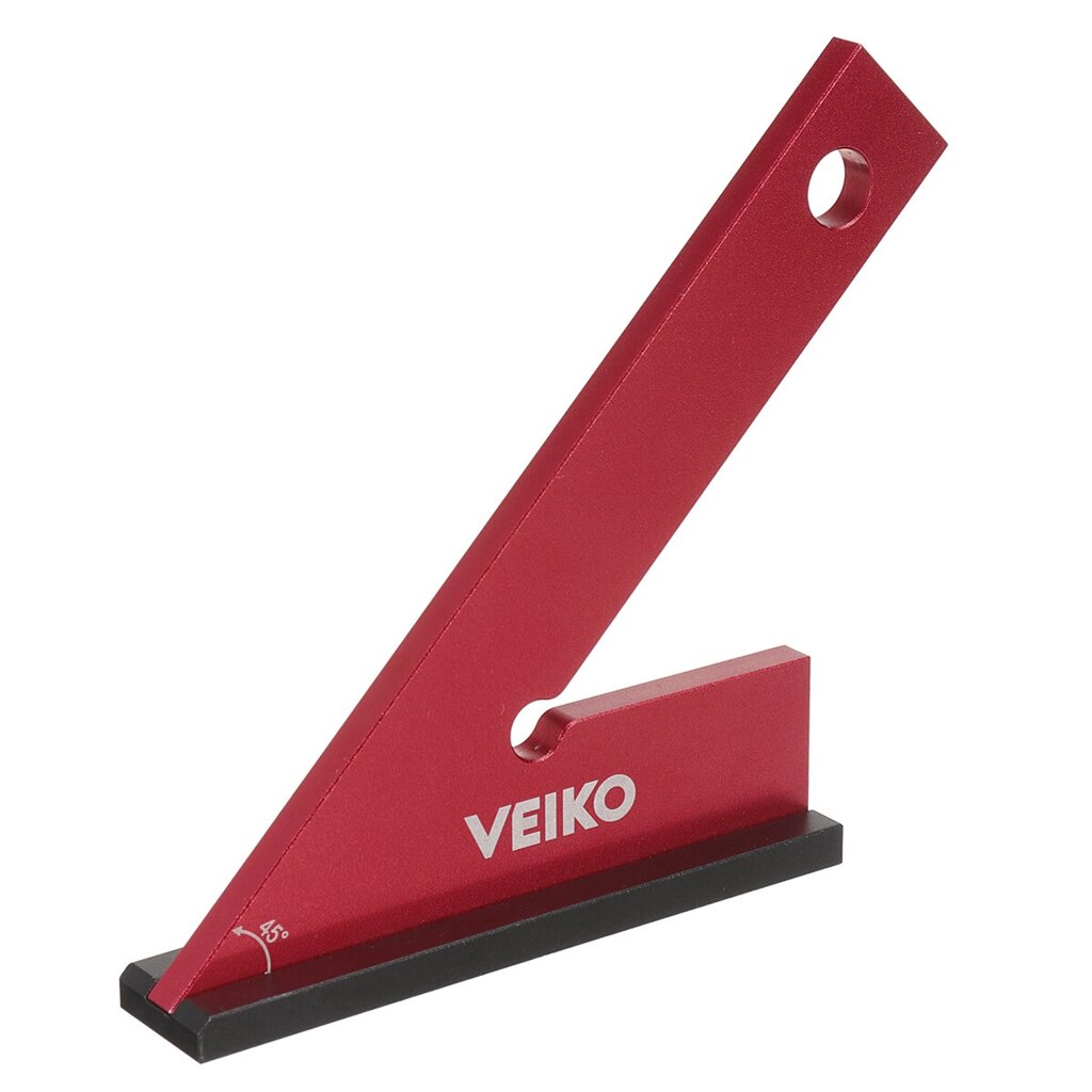 VEIKO Aluminum Alloy Miter Square with Base 45 Degree Right Angle Ruler Miter Angle Corner Ruler Woodworking Measuring T - заказать