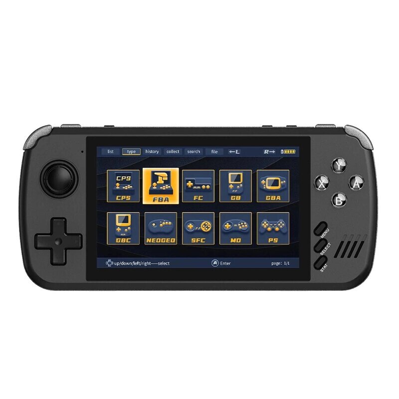 Powkiddy X39 32GB 3000+ Games Handheld Game Console 4.3 inch IPS HD Отображать FBA FC GB SFC MD PS Linux Система Retro G - выбрать