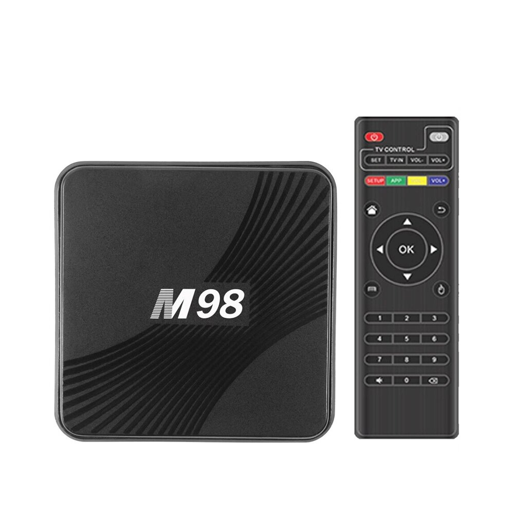 M98 Smart TV Коробка Android 11 2.4G и 5G 1080P HD Медиаплеер 4K 2G+16G телеприставка Коробка Телевизор S905W2 Коробка - Узбекистан