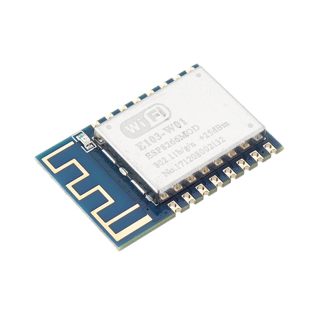 E103-w01 WIFI ESP8266EX 2,4 ГГц 100 МВт Печатная плата Антенна IoT UHF-беспроводной приемопередатчик ESP8266 и Приемник - особенности