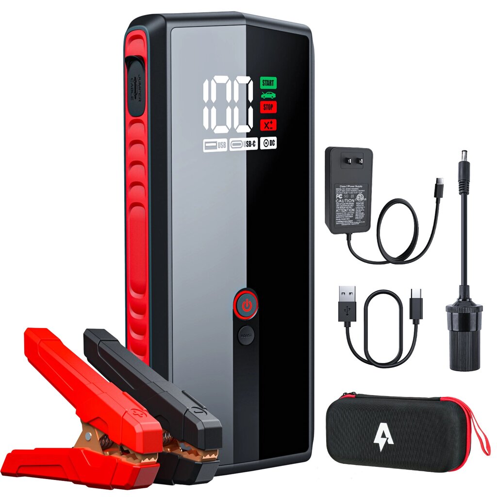 Andeman Epower-199 2000A 20000mAh Авто Jump Starter Батарея Booster Dual USB Power Bank с LED фонариком PD 65W - розница