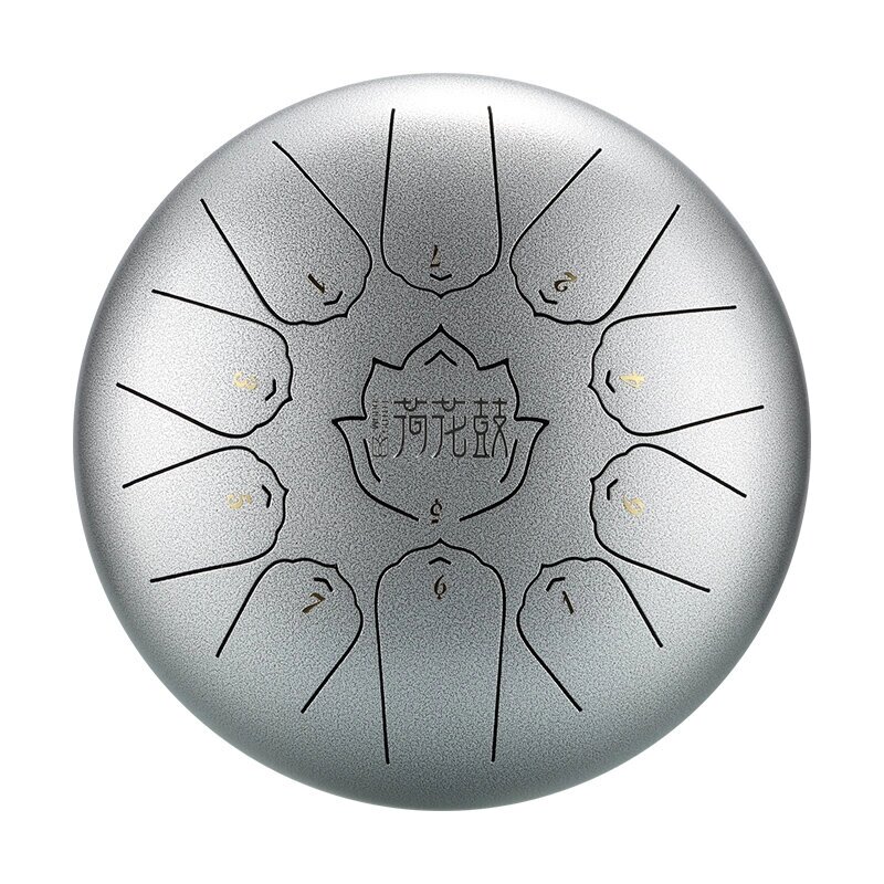 Hluru D Major 10 &quot;11 Note Steel Tongue Drum Lotus Drum Handpan Tank Drum Музыкальный инструмент - особенности