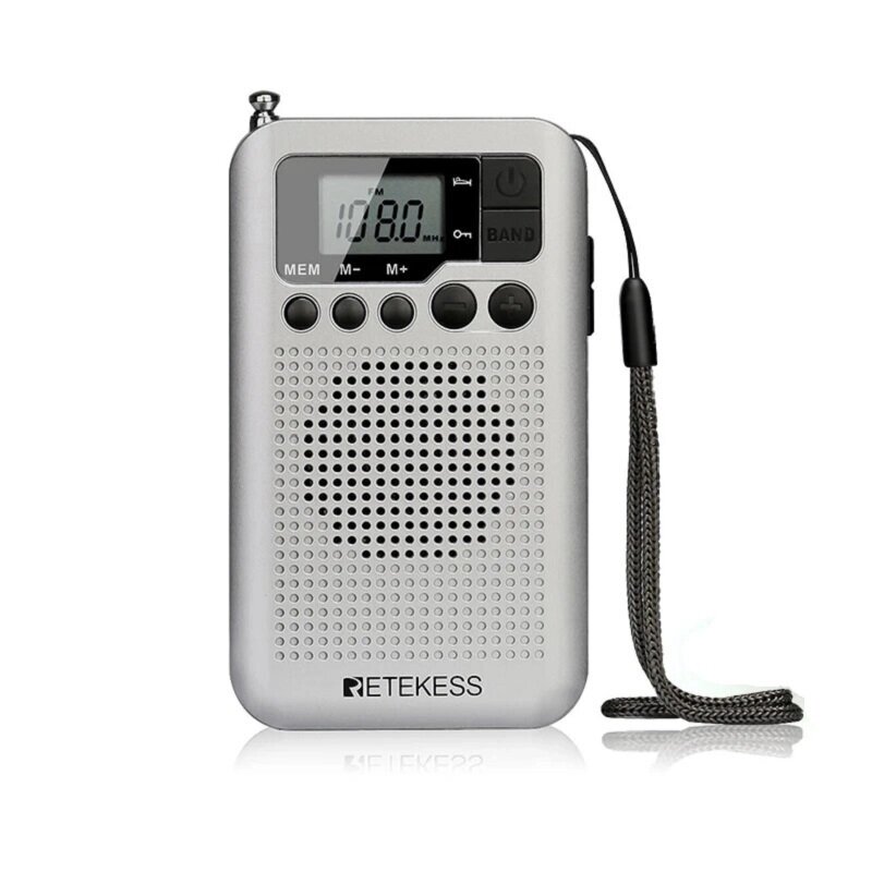 Retekes TR106 Mini Радио Портативный Радио FM AM Радио с LCD Дисплей Динамик с цифровой настройкой Разъем для наушников - Bangg