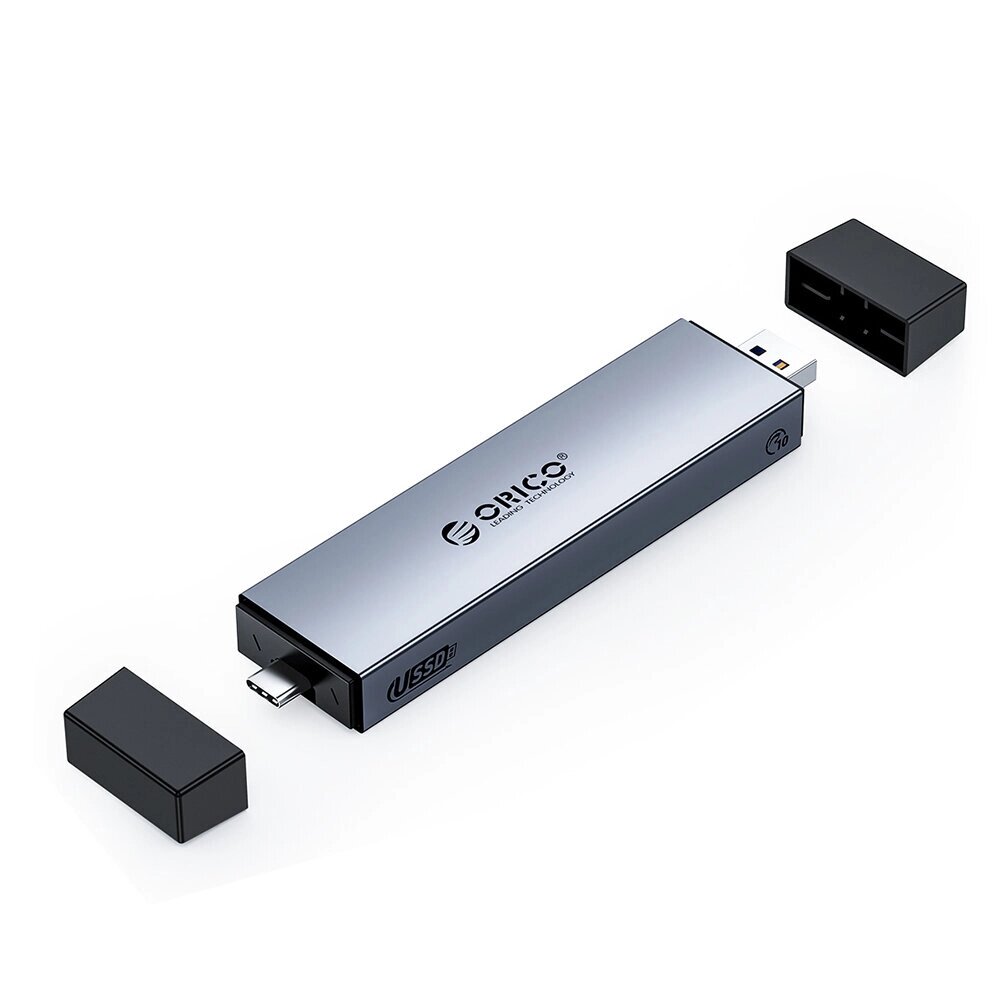 ORICO M2PJN-C3 Двойной интерфейс USB-A и Type-C Корпус твердотельного накопителя M. 2 Двойной протокол SATA/NVME 10 - выбрать