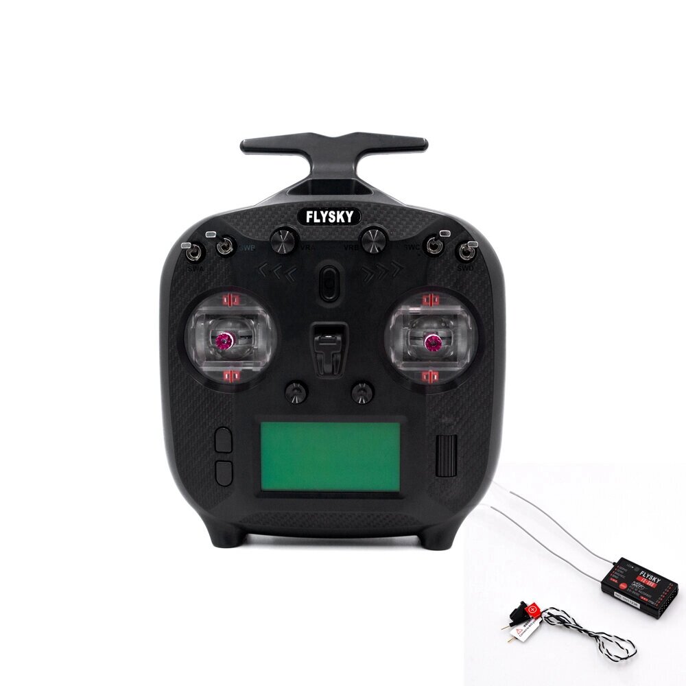 Fly. Sky FS-ST8 2.4GHz 8CH ANT Radio Transmitter with FS-SR8 RC Receiver for RC Drone Car Boat Robot - выбрать