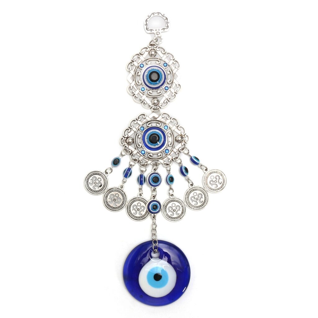 Настенное украшение Кулон Turkish Greek Blue Glass Evil Eye Lucky Eye Шарм - интернет магазин