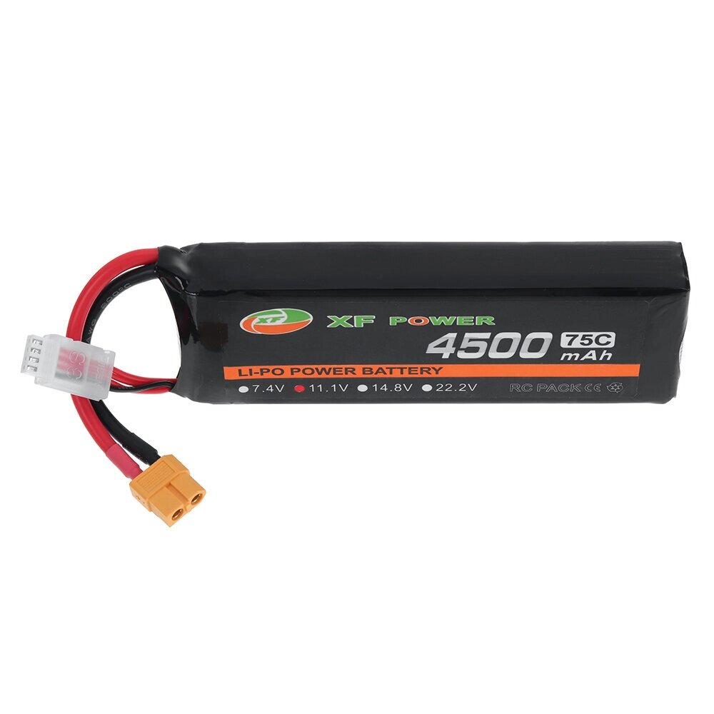 XF POWER 11,1 в 4500 мач 75C 3S lipo батарея штекер XT60 для RC авто - опт