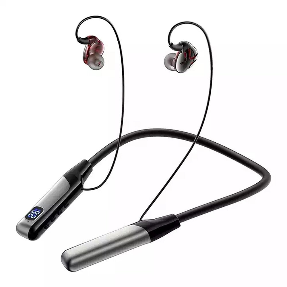 Н6 Wireless Наушник Bluetooth V5.3 HiFi Sound 400 мАч LED Батарея Дисплей Водонепроницаемы Soft Wire Sports Шея Подвесна - заказать