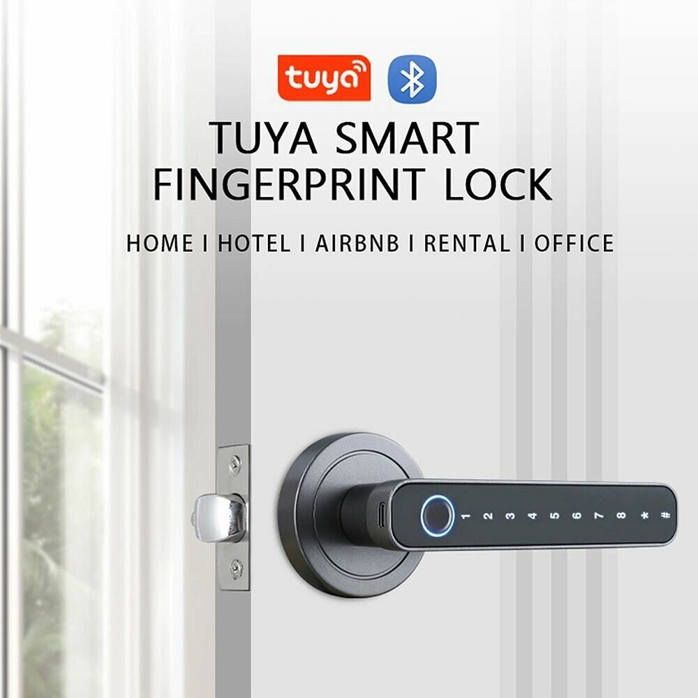 Tuya Smart Door Bluetooth Замок Интеллектуальная противоугонная дверь Замок Приложение с динамическим паролем для разбло - сравнение