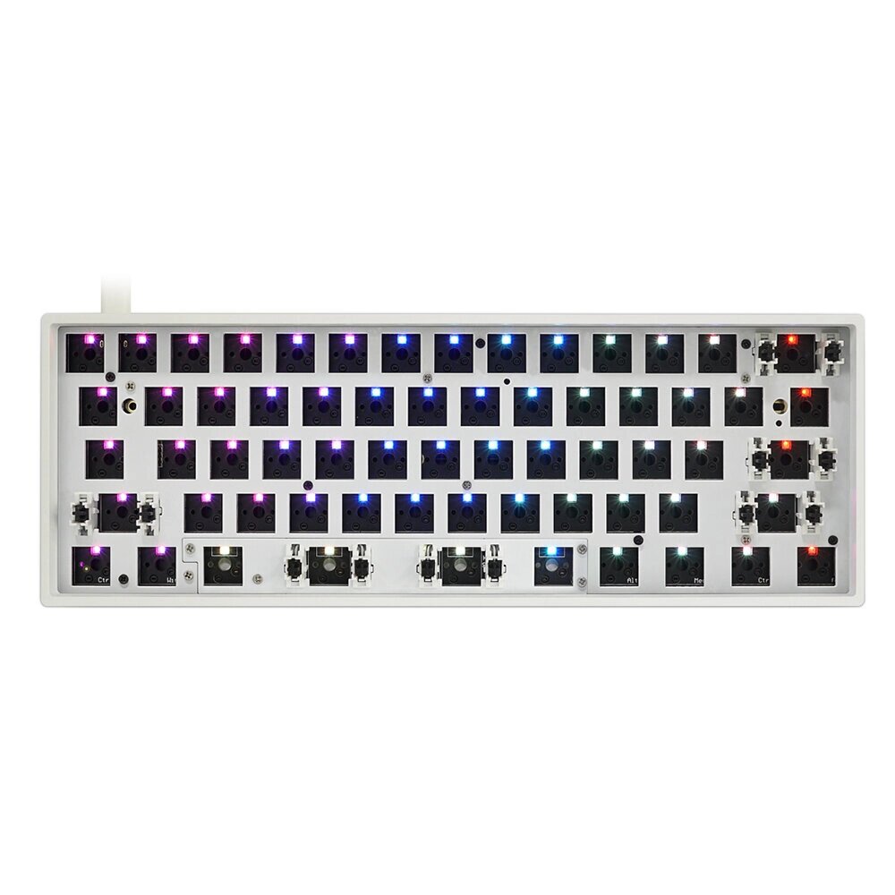 SKYLOONG GK61X GK61XS Keyboard Kit Hot Swappable 60% RGB Wired bluetooth Dual Mode PCB Mounting Plate Case Keyboard Cust - акции