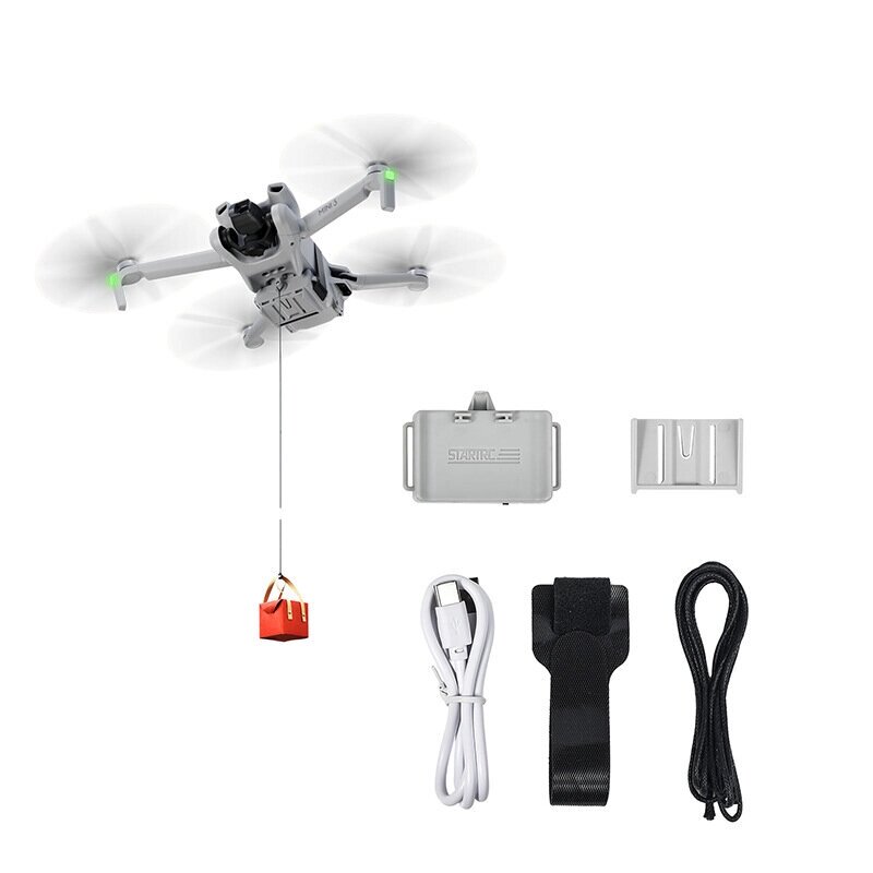 STARTRC Airdrop Air Drop System Дистанционный Thrower Transport Gift Sea Рыбалка Устройство доставки для DJI Mini 3 / Mi - доставка