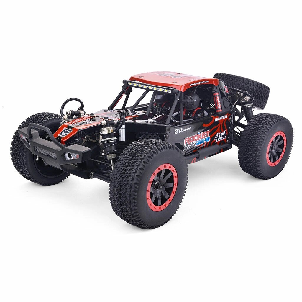 ZD Racing DBX 10 1/10 4WD 2.4G Полированный грузовик в пустыне RC Авто Модели внедорожников, 55 км / ч - интернет магазин