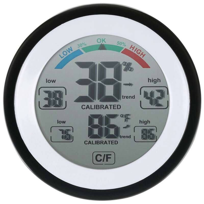Многофункциональный цифровой гигрометр Термометр измеритель температуры и влажности - Bangg
