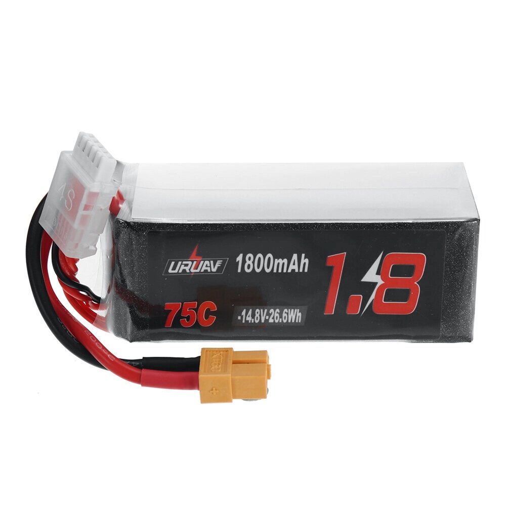 URUAV power 14.8V 1800mah 75C 4S lipo батарея разъем XT60 для RC дрон - акции