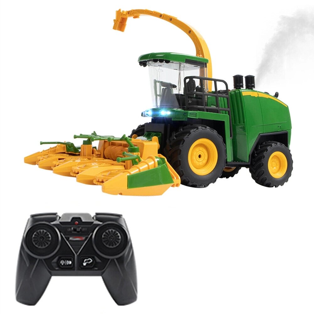 KORODY 6602 RTR 1/24 2.4G 6CH RC Авто Harvester Truck Дистанционное Управление Farmer Models Smoke Light Sound Vehicles - распродажа