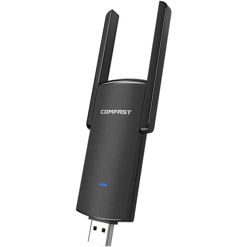 Comfast WiFi Приемник Сетевая карта USB Wifi Адаптер 1300 Мбит/с RTL8812BU Dual Стандарты 2,4 ГГц/5,8 ГГц для ПК Черный - выбрать