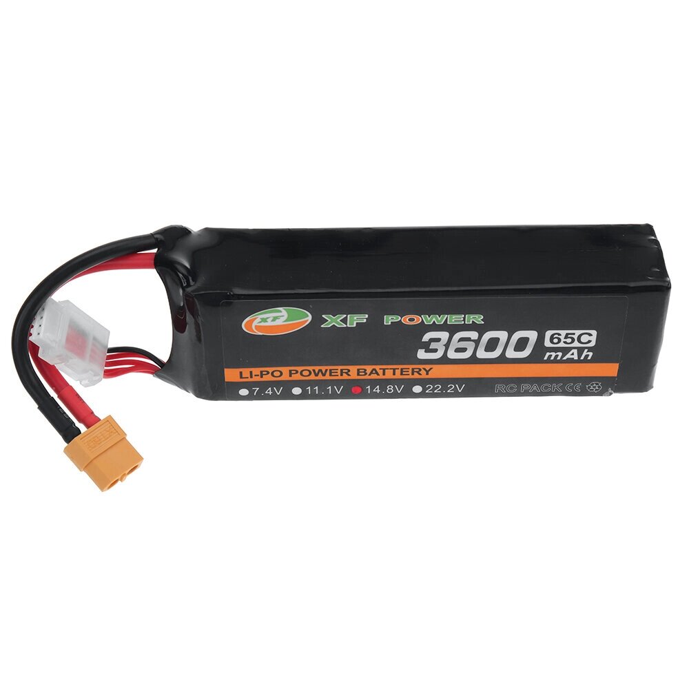 XF POWER 14,8 в 3600 мач 65C 4S lipo батарея разъем XT60 для RC авто - фото