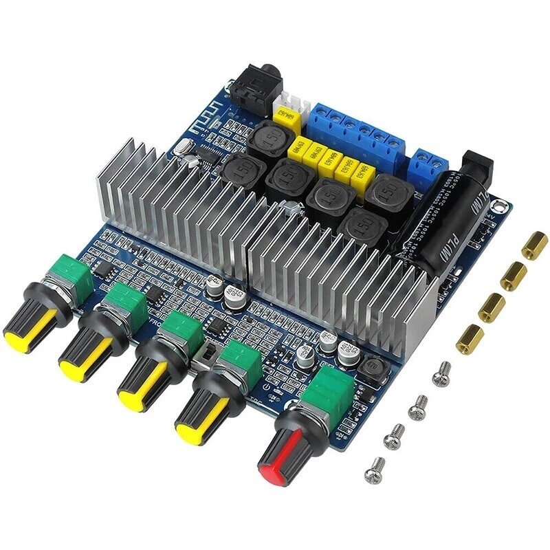 TPA3116 50W*2+100W bluetooth 5.0 High Power Audio Amplifier Board 2.1 Sound Channel Bass Super Bass Digital Amplifier - Bangg