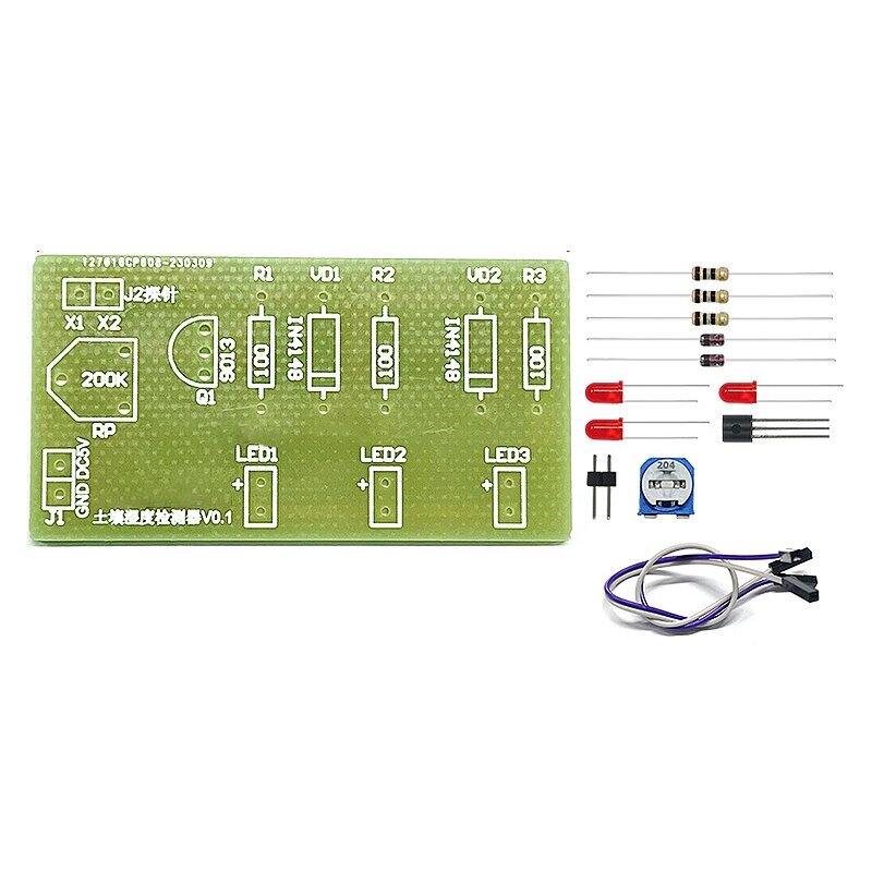 DIY Electronic Набор для детектора влажности почвы Светодиодный - Узбекистан