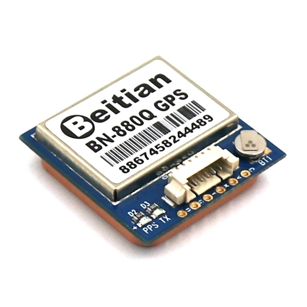 Beitian BN-880Q GPS+glonass dual GPS antenna module вспышка TTL level 9600bps for FPV airplane RC racing drone - заказать