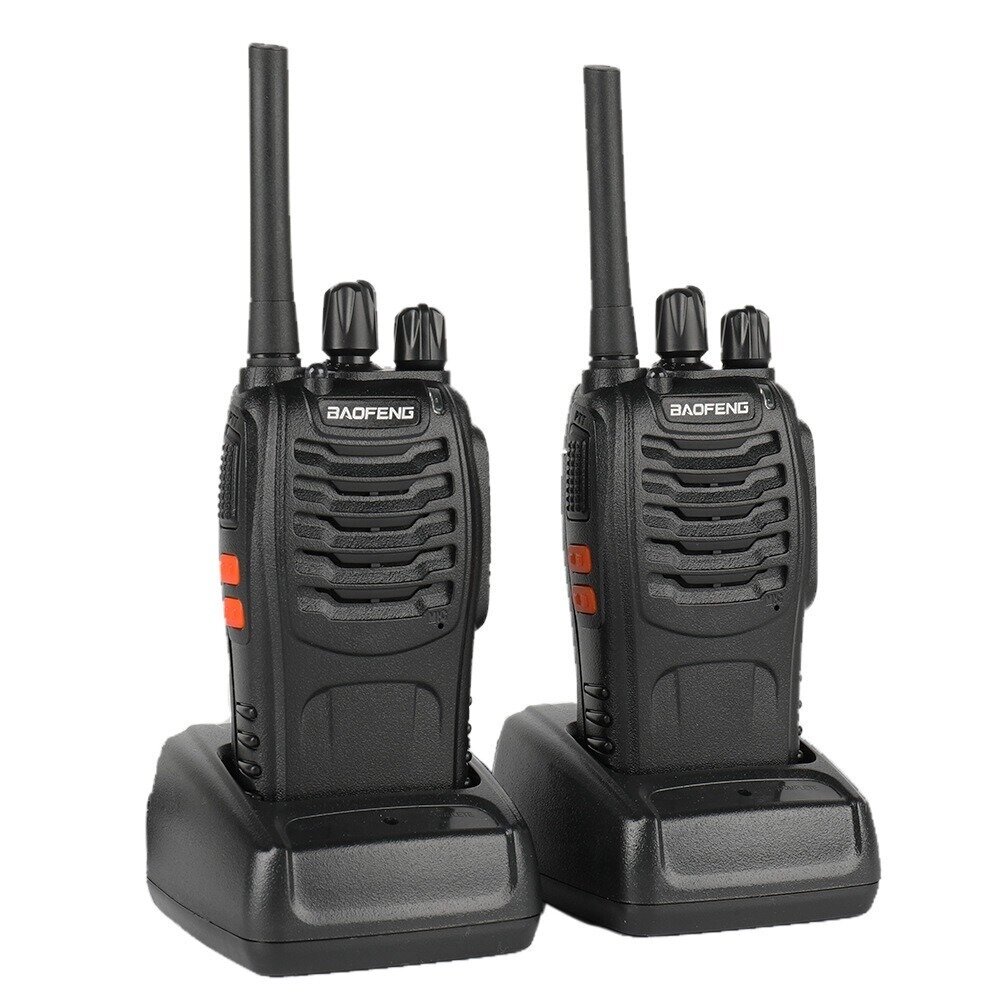 2 шт. Baofeng Walkie Talkie BF-88E PMR 0,5 Вт 16 каналов UHF 446,00625-446,19375 МГц 12,5 кГц разделение каналов с заряд - Bangg