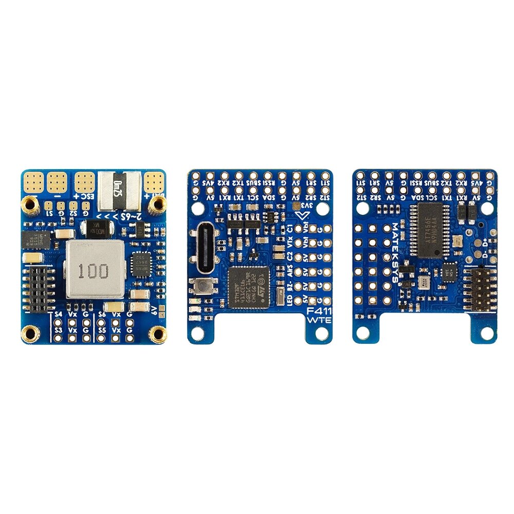 Контроллер полета MATEKSYS F411-wTE 100 МГц STM32F411CEU6 со встроенным экранным меню для радиоуправляемого самолета с ф - скидка