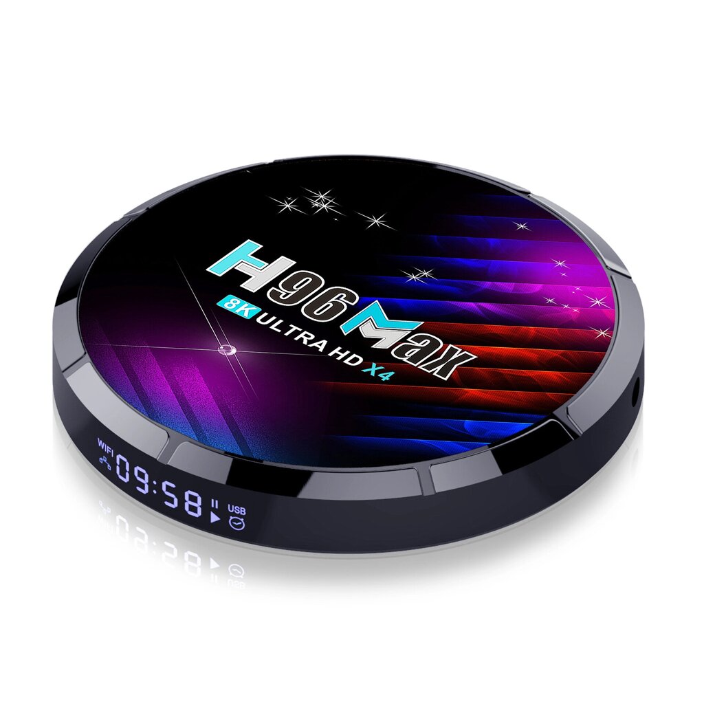 H96 Макс. X4 S905X4 Android 11,0 ТВ 4 + 64G TV Коробка 5G WIFI Bluetooth 4K Media Player Set Top Коробка Google Player Y - наличие