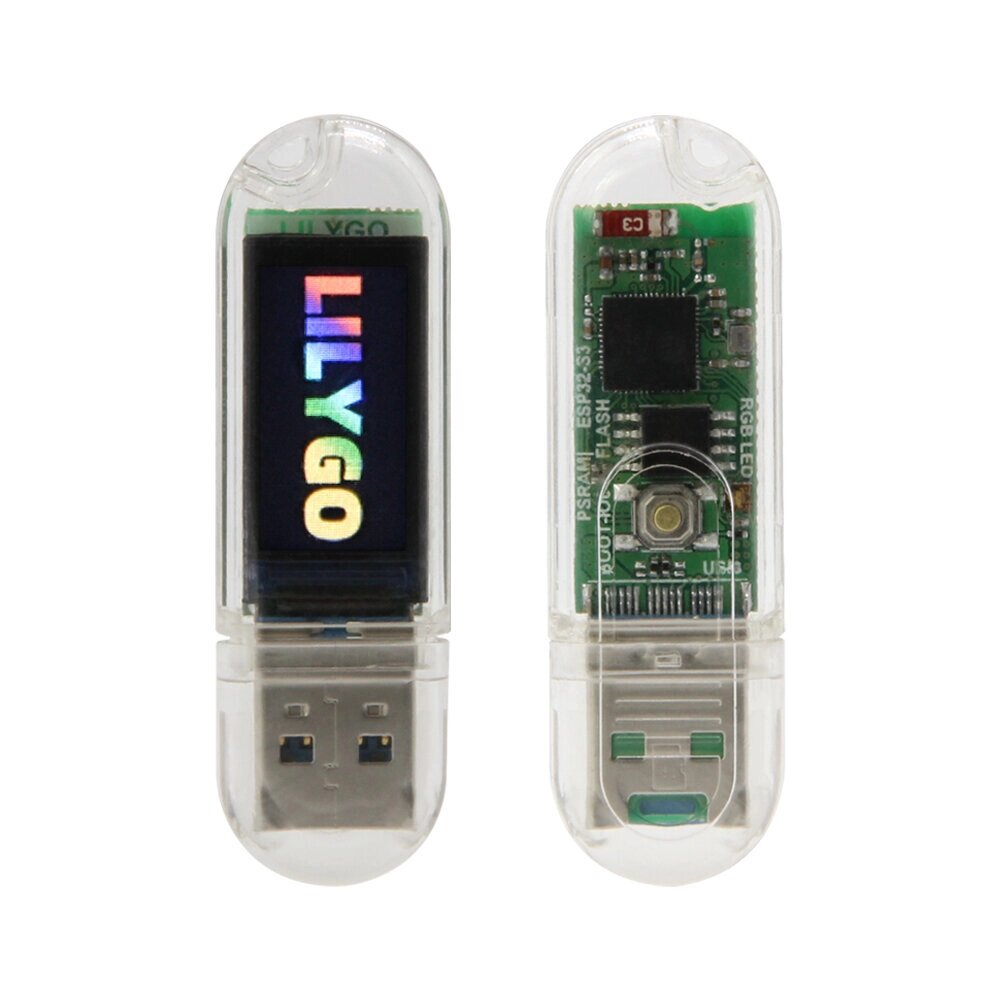 LILYGO T-Dongle-S3 Совет по развитию 0.96inch LCD Display Screen Support WiFi bluetooth TF Card - заказать