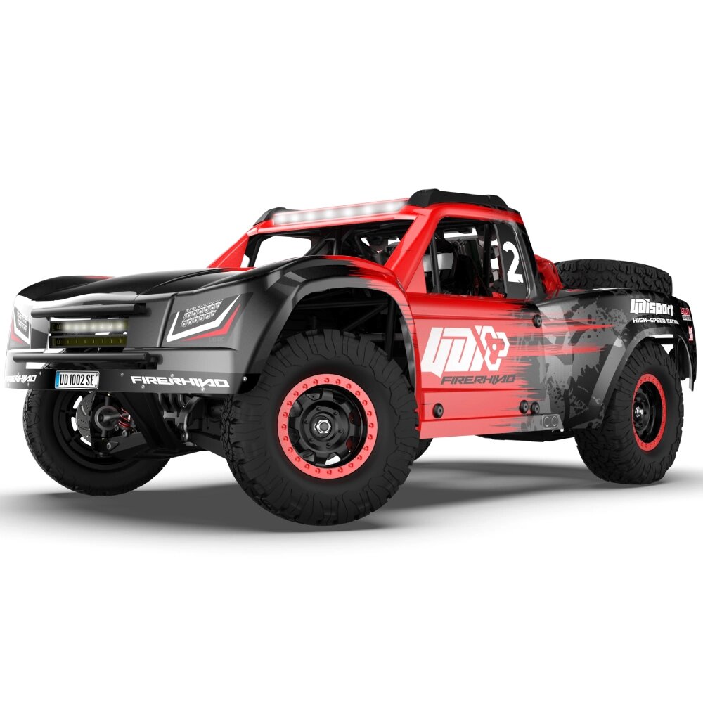 UDIRC 1002 1002SE RTR 1/10 2.4G 4WD 60 км/ч RC Авто Бесколлекторный Short Course Truck Светодиодный Gyro All Terrain Des - характеристики