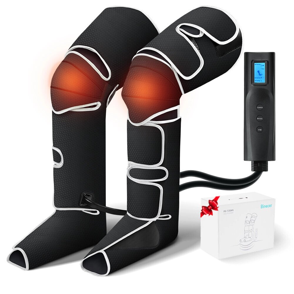 Binecer LM 1.3 Leg and Foot Massager with 40-55°C Heating Function Foot and Calf Leg Massager for Muscle Relax and Pain - доставка