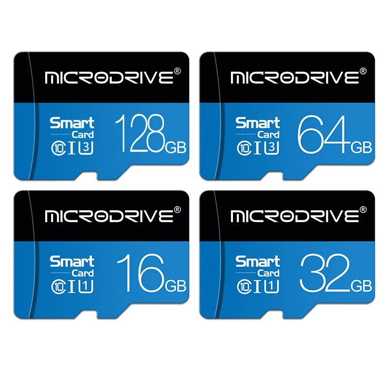 Карта памяти Microdrive Class 10 High Speed TF 32GB 64GB 128GB 256GB Micro SD Card Flash Смарт-карта для телефона камера - сравнение