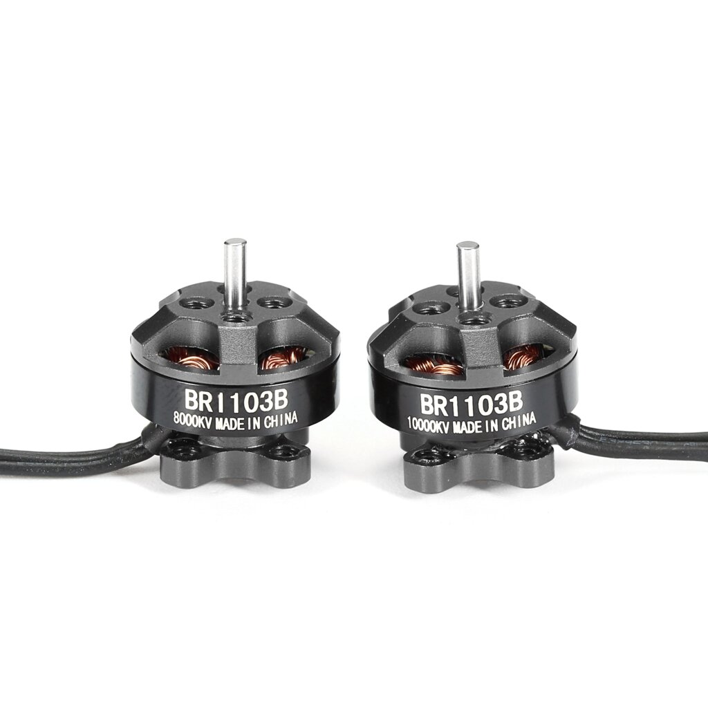 Racerstar Racing Edition 1103 BR1103B 8000KV 10000KV 1-3S Бесколлекторный мотор черный для 50-100 RC Дрон FPV Racing - обзор