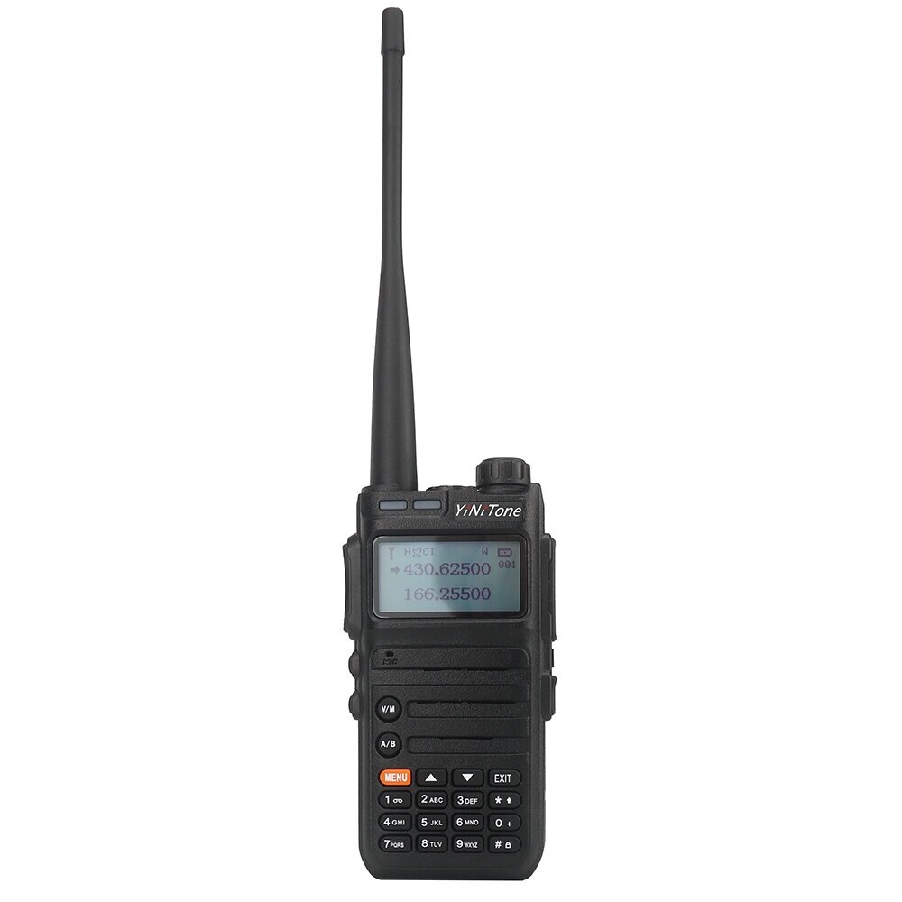 Yinitone HT-UV1 5 Вт Walkie Talkie Двойной Стандарты 400–520 МГц/136–174 МГц 199 каналов FM-трансивер двухсторонний Ради - розница