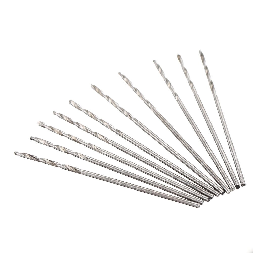 Drillpro 10Pcs 0.4-2.0mm Drill Bit HSS High Speed Steel Straight Shank Twist Дрель Bit For Hand Twist Дрель - фото